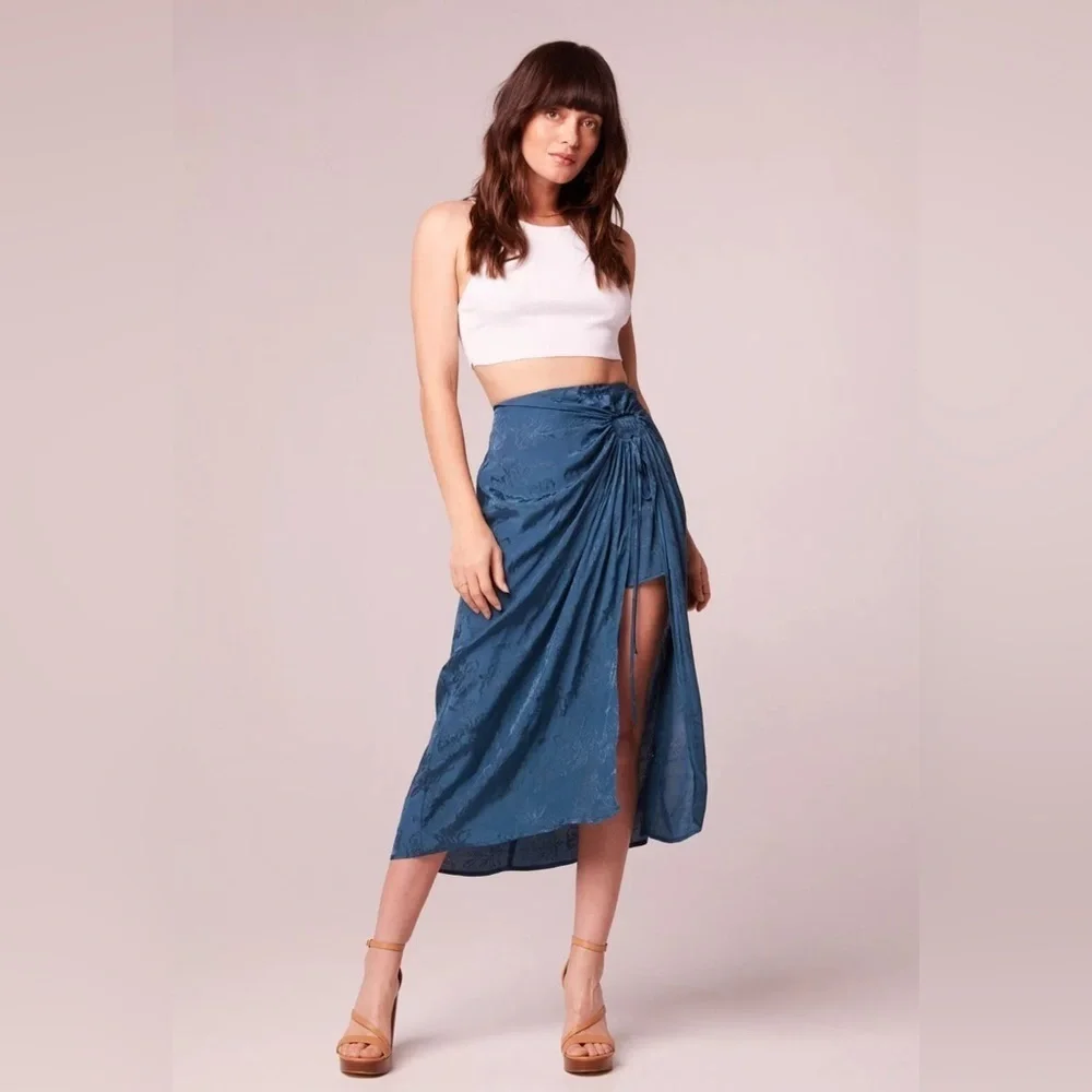 NWT Band of Gypsies Deep Teal Skirt M